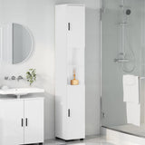 vidaXL Badkamerkast met opslag Hoogglans wit 30 x 35 x 192 cm