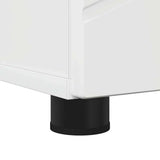 vidaXL Badkamerkast met opslag Hoogglans wit 30 x 35 x 192 cm