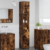 vidaXL Badkamerkast met opslag Hoogglans wit 30 x 35 x 192 cm