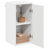 vidaXL Badkamerkast Wit 30 x 31,5 x 61 cm Bewerkt hout & Metaal