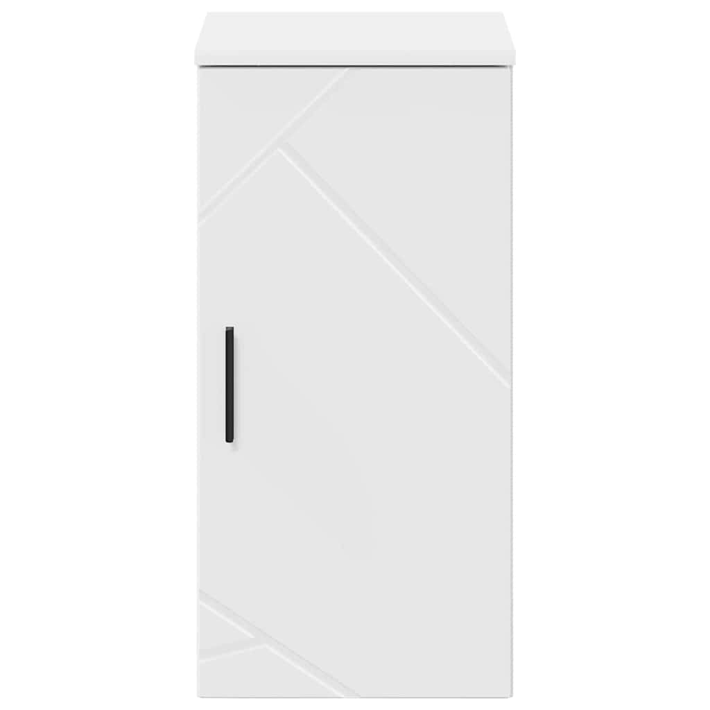 vidaXL Badkamerkast Wit 30 x 31,5 x 61 cm Bewerkt hout & Metaal
