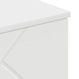 vidaXL Badkamerkast Wit 30 x 31,5 x 61 cm Bewerkt hout & Metaal
