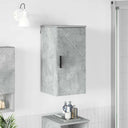 vidaXL Badkamerkast Wit 30 x 31,5 x 61 cm Bewerkt hout & Metaal