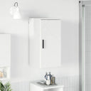 vidaXL Badkamerkast Wit 30 x 31,5 x 61 cm Bewerkt hout & Metaal