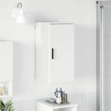vidaXL Badkamerkast Wit 30 x 31,5 x 61 cm Bewerkt hout & Metaal