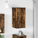 vidaXL Badkamerkast Wit 30 x 31,5 x 61 cm Bewerkt hout & Metaal