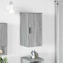 vidaXL Badkamerkast Wit 30 x 31,5 x 61 cm Bewerkt hout & Metaal