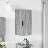 vidaXL Badkamerkast Wit 30 x 31,5 x 61 cm Bewerkt hout & Metaal