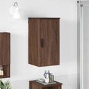 vidaXL Badkamerkast Wit 30 x 31,5 x 61 cm Bewerkt hout & Metaal