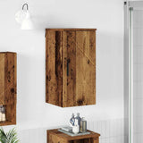 vidaXL Badkamerkast Wit 30 x 31,5 x 61 cm Bewerkt hout & Metaal