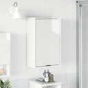 vidaXL Badkamerkast Wit 39 x 23,5 x 65 cm Bewerkt hout & Metaal