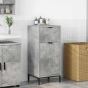 vidaXL Badkamerkast Wit 39,5 x 36 x 88 cm Bewerkt hout & Metaal