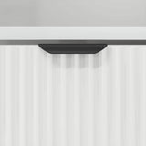 vidaXL Badkamerkast Wit 31,5 x 33 x 190 cm Bewerkt hout & Metaal