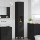 vidaXL Badkamerkast Wit 31,5 x 33 x 190 cm Bewerkt hout & Metaal