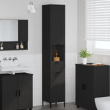 vidaXL Badkamerkast Wit 31,5 x 33 x 190 cm Bewerkt hout & Metaal