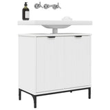 vidaXL Wastafel kabinet voor de badkamer Wit 60.5 x 33.5 x 61 cm