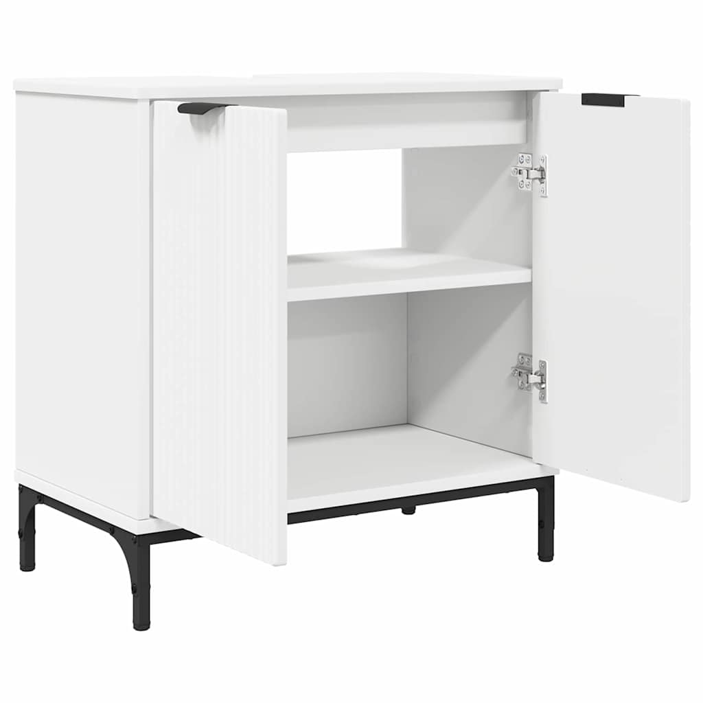 vidaXL Wastafel kabinet voor de badkamer Wit 60.5 x 33.5 x 61 cm