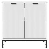 vidaXL Wastafel kabinet voor de badkamer Wit 60.5 x 33.5 x 61 cm
