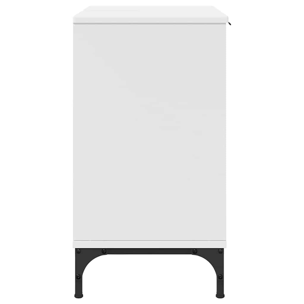 vidaXL Wastafel kabinet voor de badkamer Wit 60.5 x 33.5 x 61 cm