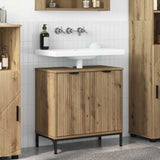 vidaXL Wastafel kabinet voor de badkamer Wit 60.5 x 33.5 x 61 cm