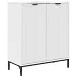 vidaXL Dressoir Wit 69,5 x 33 x 82 cm Bewerkt hout