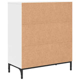 vidaXL Dressoir Wit 69,5 x 33 x 82 cm Bewerkt hout