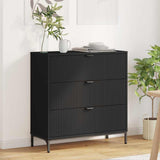 vidaXL Sideboard with Drawer White 79.5 x 33 x 82 cm Engineered wood