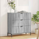 vidaXL Sideboard with Drawer White 79.5 x 33 x 82 cm Engineered wood