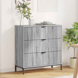 vidaXL Sideboard with Drawer White 79.5 x 33 x 82 cm Engineered wood