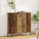 vidaXL Sideboard with Drawer White 79.5 x 33 x 82 cm Engineered wood