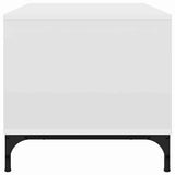 vidaXL Salontafel met lade Wit 90 x 49 x 46 cm Bewerkt hout