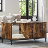 vidaXL Salontafel met lade Wit 90 x 49 x 46 cm Bewerkt hout