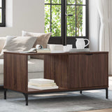vidaXL Salontafel met lade Wit 90 x 49 x 46 cm Bewerkt hout