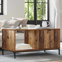 vidaXL Salontafel met lade Wit 90 x 49 x 46 cm Bewerkt hout