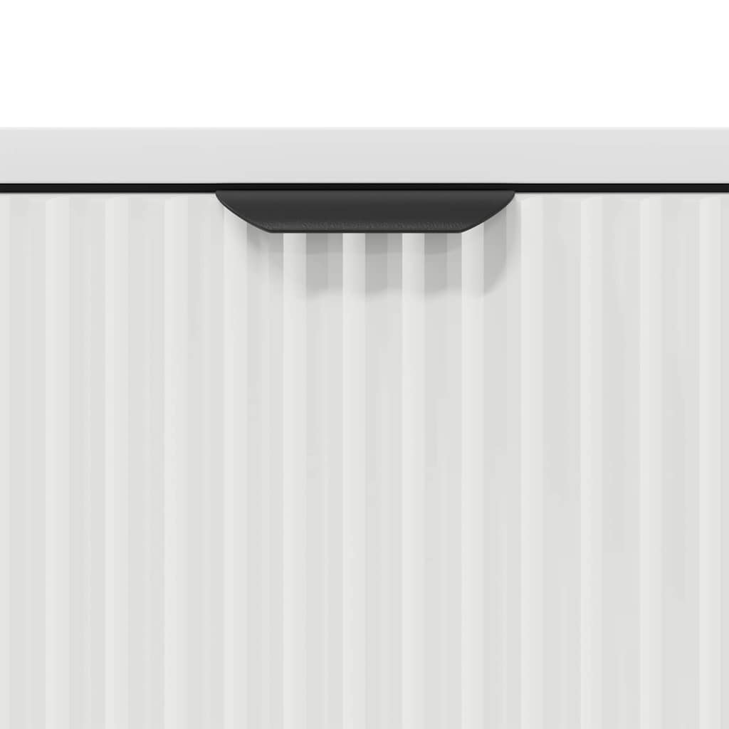 vidaXL Dressoir met lade Wit 89,5 x 33 x 82 cm Bewerkt hout