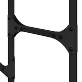 vidaXL Washing Machine Cabinet 67x25x163 cm Engineered Wood Black