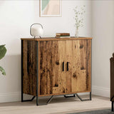 vidaXL Dressoir 78x35,5x74,5 cm bewerkt hout sonoma eikenkleurig