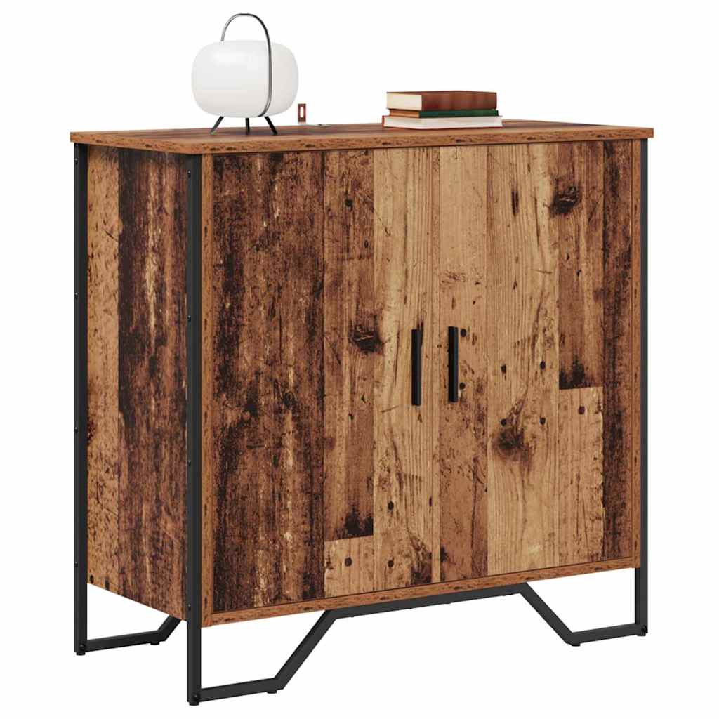 vidaXL Dressoir 78x35,5x74,5 cm bewerkt hout sonoma eikenkleurig