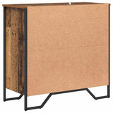 vidaXL Dressoir 78x35,5x74,5 cm bewerkt hout sonoma eikenkleurig