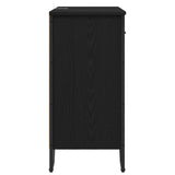 vidaXL Dressoir 79.5x35,5x74,5 cm bewerkt hout gerookt eikenkleurig