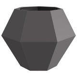 vidaXL Plantenbak Zwart 100 x 100 x 80 cm Staal