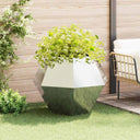 vidaXL Plantenbak Zwart 100 x 100 x 80 cm Staal