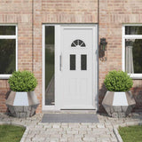vidaXL Plantenbak Zwart 100 x 100 x 80 cm Staal