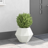 vidaXL Plantenbak Zwart 100 x 100 x 80 cm Staal
