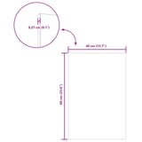 vidaXL Decor Panels 12 pcs Wit 40 x 60 x 0.27 cm Bewerkt hout