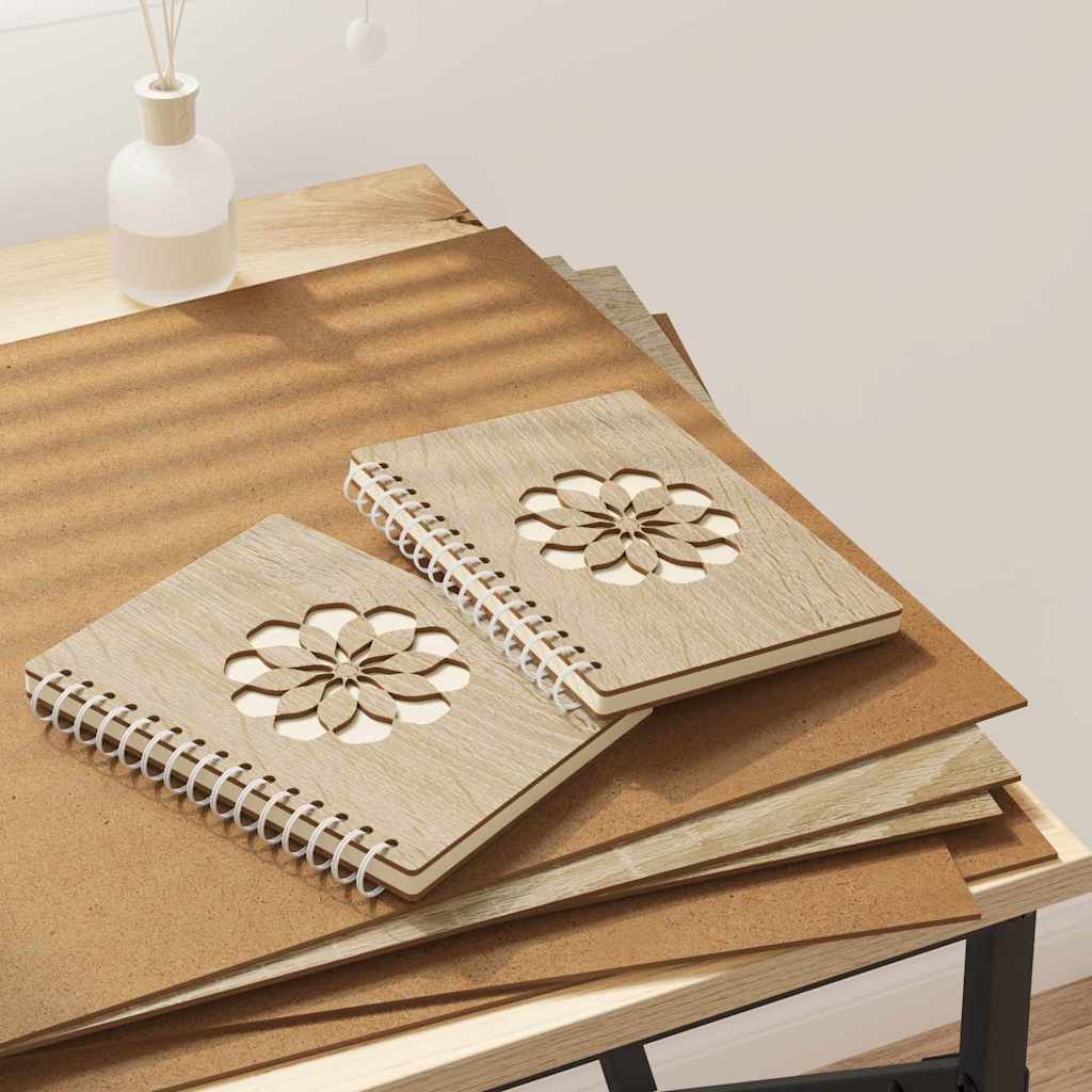 vidaXL Decor Panels 12 pcs Wit 40 x 60 x 0.27 cm Bewerkt hout