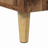 vidaXL Bureau 140x50x75 cm bewerkt hout wit