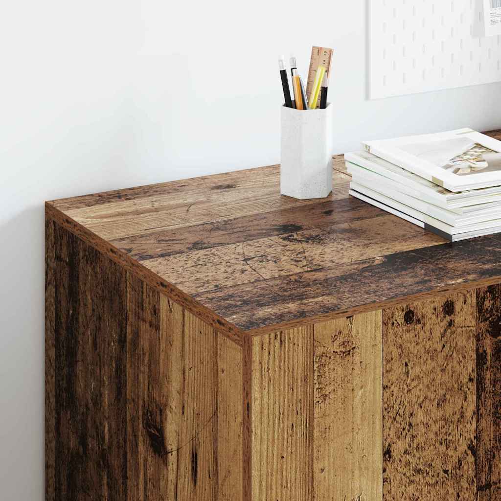 vidaXL Bureau 140x50x75 cm bewerkt hout wit