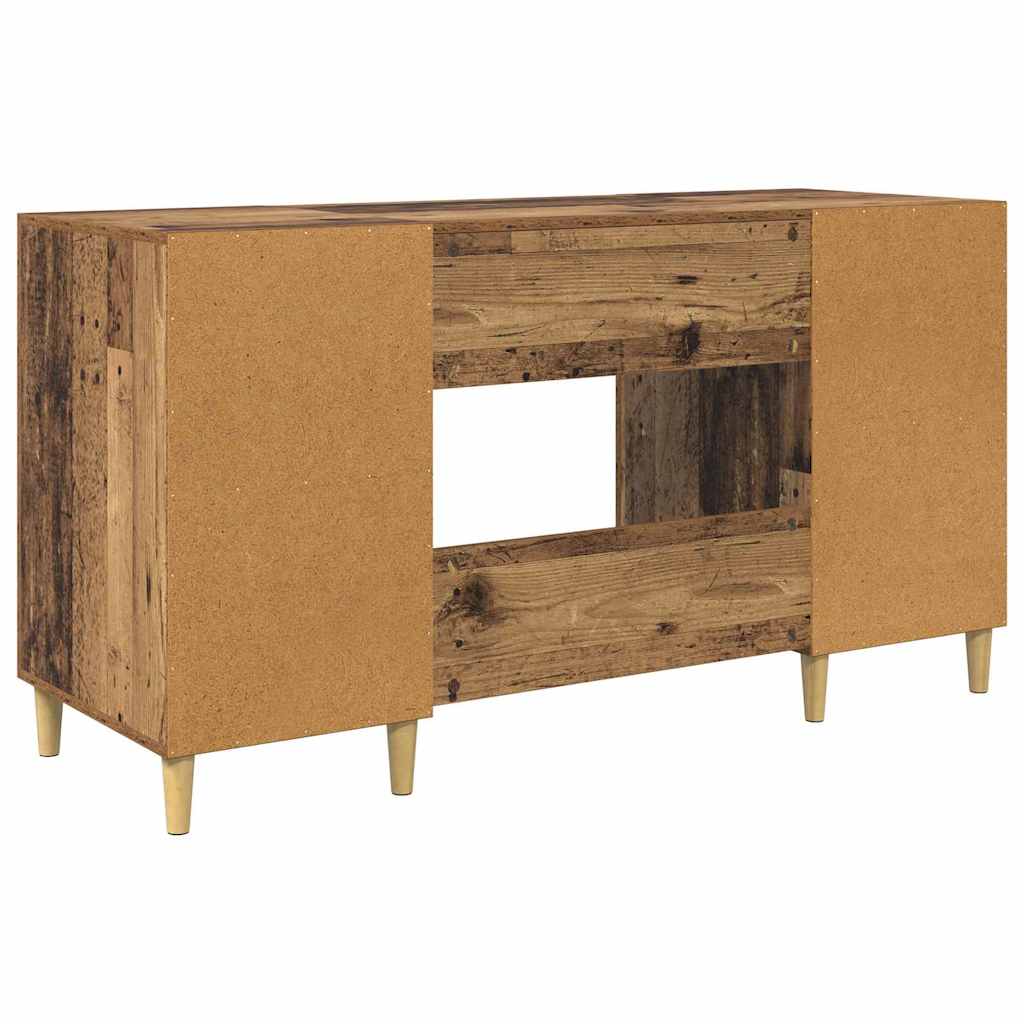 vidaXL Bureau 140x50x75 cm bewerkt hout wit