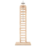 vidaXL Buitendouche 223 cm Massief grenenhout en roestvrijstaal